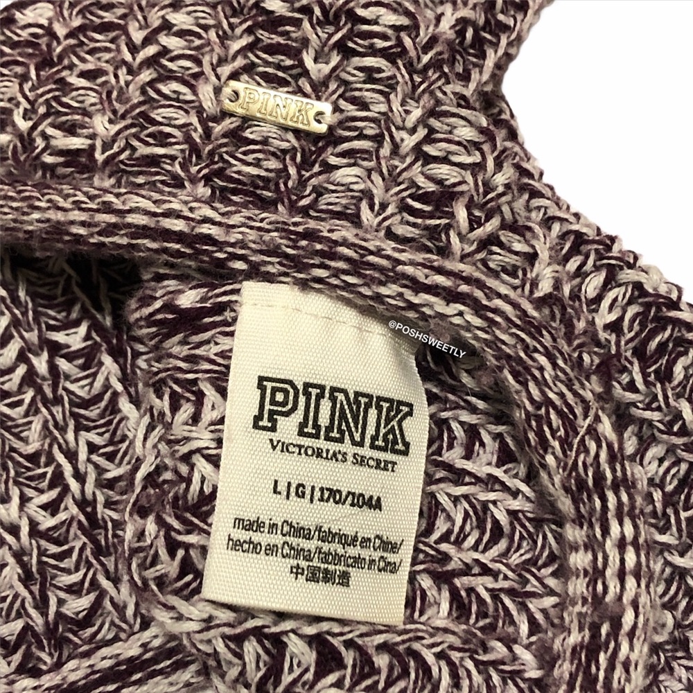 VS Pink Slouchy Sweater - Picture 8 of 12